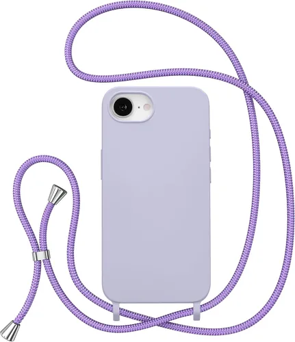 Miniatura 78 de ZTOFERA Funda Crossbody para iPhone 15 Pro con Correa de Cordón Ajustable, Funda Suave de Silicona Líquida para iPhone 15 Pro 6.1 pulgadas - Rosa