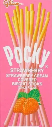 Miniatura 4 de Pocky - Palitos de galletas cubiertos de crema, 1.41 onzas (paquete de 10), cubierta de crema de chocolate (5 paquetes), cubierta de crema de fresa