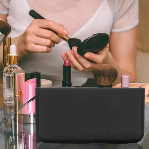 Miniatura 9 de Beavorty bolsas de aseo portaescobillas bolsa de cosméticos organizador de brochas de maquillaje bolsa de herramientas de maquillaje bolsa
