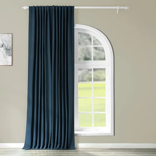 Miniatura 9 de HPD Half Price Drapes Cortinas extra anchas de oscurecimiento de habitación para dormitorio y sala de estar, 100 x 84 (1 panel), BOCH-120601-84-DW