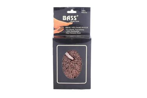 Miniatura 2 de Bass Cepillos de roca volcánica real para el uso, 1 EA