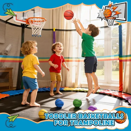 Miniatura 8 de Juego de 5 mini baloncesto de 6 pulgadas, ligero de PVC de 3.16 onzas para niños y niñas, adolescentes, flotante, piscina acuática, baloncesto