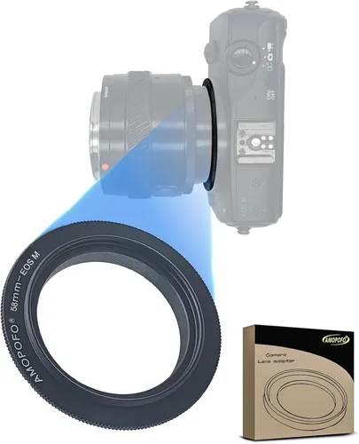 Miniatura 31 de Anillo inverso de lente macro de 1.929 in compatible con Canon EF-S 90D 80D 70D 60Da 60D 50D 40D 30D T6 T7 T5 SL3 SL2 T8i T7i T6i T6s T5i con lente