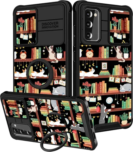 Miniatura 124 de Funermei Funda para teléfono Samsung Galaxy Note 10 Plus – Funda femenina bonita para niñas, diseño inspirador estético con funda para cámara
