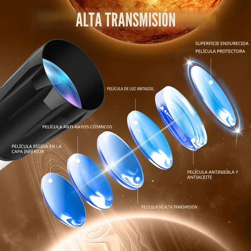 Miniatura 3 de Dianfan Telescopio, apertura de 90 mm y longitud focal de 800 mm, telescopios para adultos de astronomía, telescopio refractor profesional portátil
