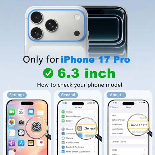 Miniatura 34 de GUAGUA Funda compatible con iPhone 17 Pro Max de 6.9 pulgadas, silicona líquida, goma de gel suave, delgada, forro de microfibra delgada