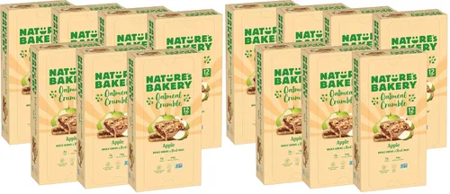 Miniatura 17 de Nature's Bakery Barras de desmoronamiento de avena, manzana, fruta real, veganas, sin OMG, barra de desayuno, 1 caja con 6 paquetes, 6