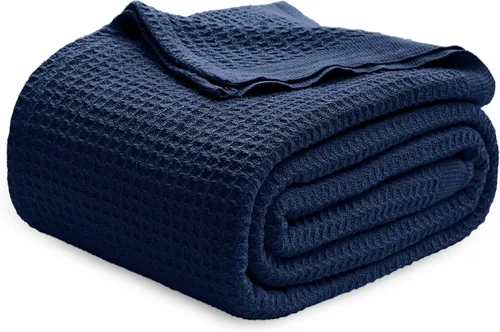 Miniatura 38 de Bedsure Gentlesoft - Manta de 100 % algodón, tamaño Twin XL, para dormitorio universitario, transpirable y suave, manta Twin de tejido waffle