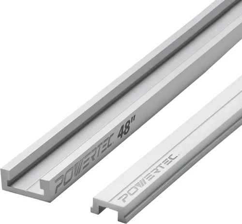 Miniatura 7 de POWERTEC 71365 Combo T-Track e inglete T-Track, 48