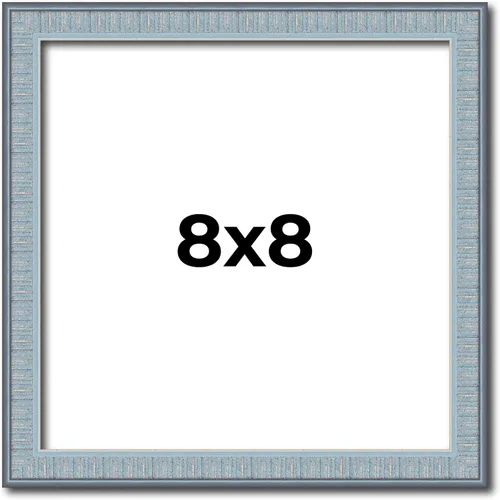 Miniatura 91 de Marco azul de 28 x 28 pulgadas, marco de madera maciza, ancho del marco de 0.75 pulgadas, profundidad interior de 0.5 pulgadas, marco azul Kingsley