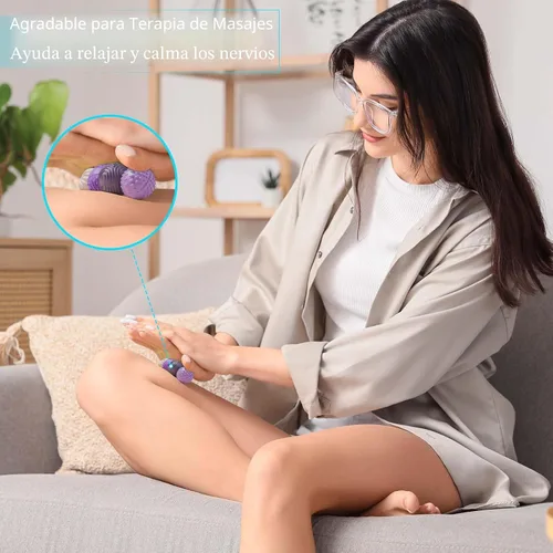 Miniatura 6 de luckdoor Bolas Magnéticas de Silicona Juguetes Fidget para Adultos y Adolescentes, 4PCS Juguetes Sensoriales para Aliviar el Estrés para Autismo