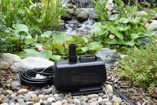 Miniatura 4 de EasyPro EP2200 Bomba sumergible para estanques, cascadas, arroyos y características de agua. Fiable, silenciosa y eficiente energéticamente, 2200