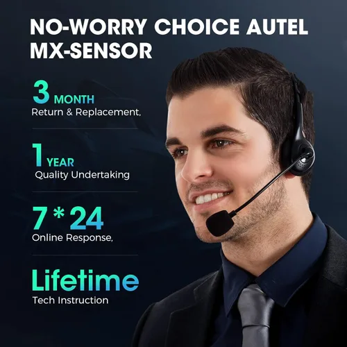 Miniatura 9 de Autel Sensor TPMS, sensor MX-2 en 1 (315 MHz + 433 MHz) para el 99% de los automóviles, programación inalámbrica 100% clonable, igual que