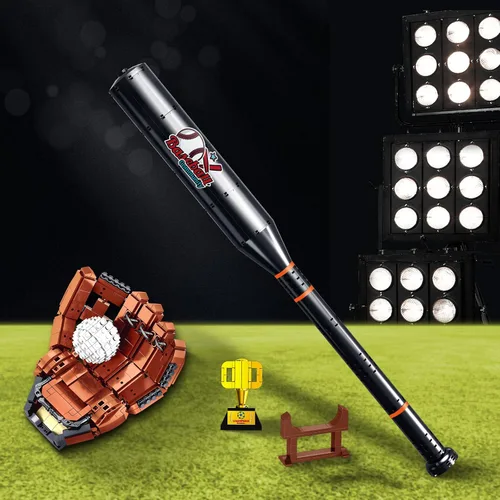 Miniatura 5 de Día del Padre para papás del béisbol y fanáticos de los deportes, juego de construcción de béisbol para adultos, 1021 piezas de juguete