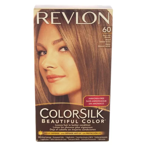 Revlon Colorsilk - Tinte para el cabello, rubio ceniza oscuro, paquete de 3 unidades 60 rubio ceniza oscuro