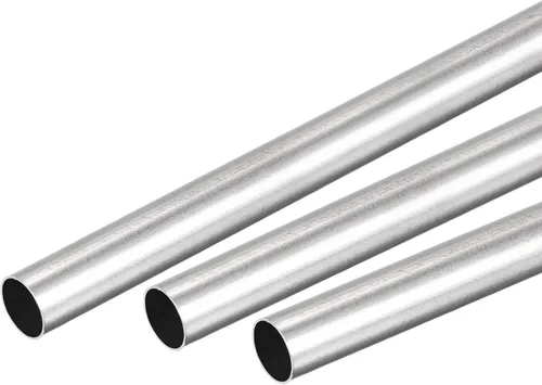 Miniatura 51 de uxcell Tubo redondo de acero inoxidable 304 0.236 in OD 0.020 in espesor de pared 11.811 in longitud 3 piezas
