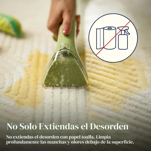Miniatura 7 de BISSELL Little Green - Limpiador portátil multiusos de alfombras y tapicería, 1400B Verde