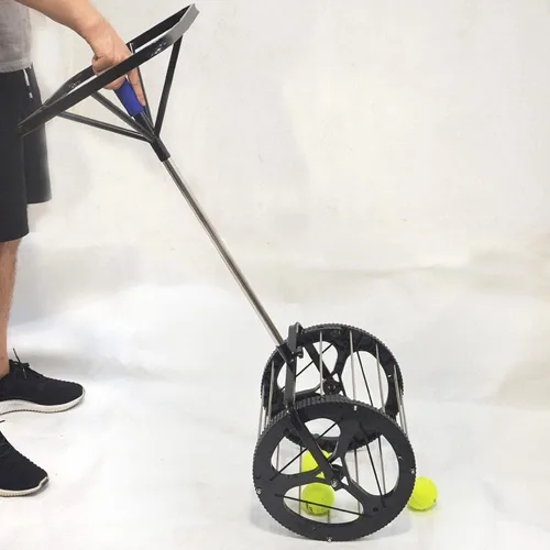 Miniatura 8 de Xuthusman 55 Pelotas de tenis coleccionista automático 2 en 1 Rolling Ball Catcher automático de entrenamiento de pelota de tenis Picker Saver
