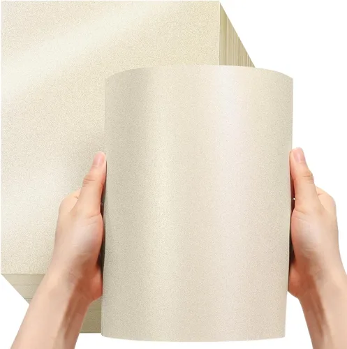 Miniatura 10 de 250 hojas de papel metálico de 8.5 x 11 pulgadas, tarjeta brillante de 80 libras, 210 GSM, papel de impresora de doble cara para bodas, cumpleaños