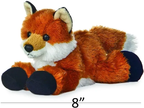 Miniatura 3 de Aurora® Adorable Mini Flopsie™ Mei Mei™ Animal de peluche, facilidad juguetona, compañeros atemporales, color blanco, 8 pulgadas