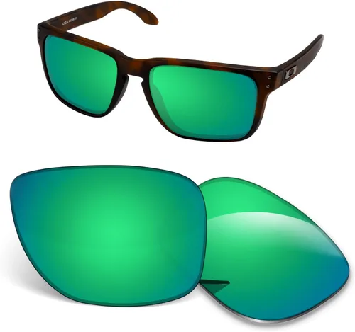 Miniatura 5 de Lentes de repuesto de 0.069 pulgadas compatibles con gafas de sol Oakley Holbrook XL OO9417, resistentes a los arañazos y a los impactos Espejo azul