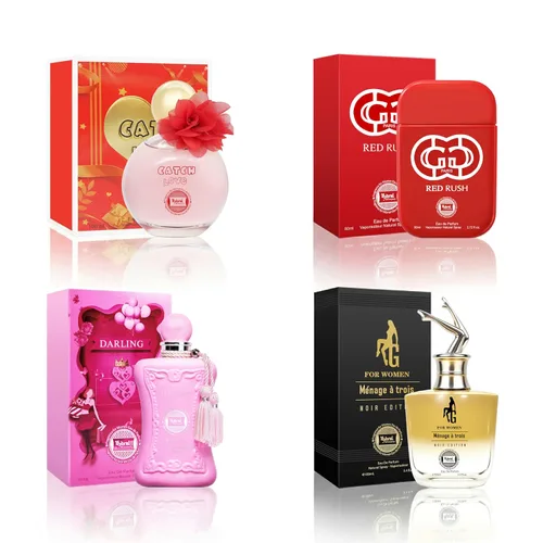 Miniatura 24 de Hybrid & Company Mujer 4 unids Black Opinion La Vie En Rose Paris Para Su Primavera Floración Perfume Natural Spray Fresco Fragancia