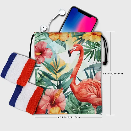 Miniatura 48 de Bolsa de agarre de gimnasia de piel de animal, bolsa de gimnasia con cordón ajustable, bolsa de cuerda para fauna silvestre, Mariposas Galaxy