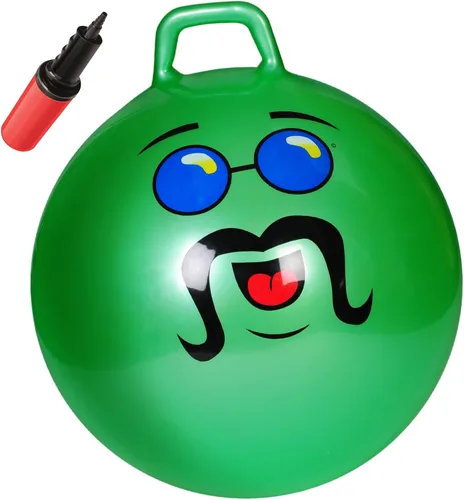 Miniatura 10 de WALIKI Bola de Saltar Juguetes para Niños y Niñas de 3, 4, 5 y 6 Años Bola de Salto Terapéutica Verde de 18" para Niños Juguetes al Aire Libre
