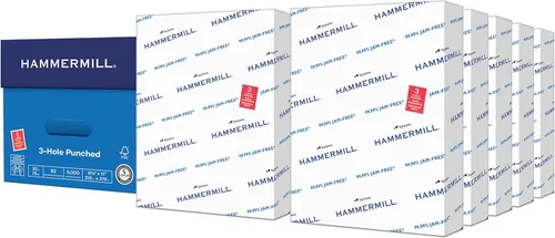 Miniatura 8 de Hammermill Papel para impresora, papel de copia de 20 libras, 8.5 x 11 pulgadas, 5 resmas (2500 hojas), 92 brillante, fabricado en los Estados Unidos