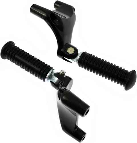 Miniatura 2 de Estriberas traseras para pasajero de motocicleta reposapiés con soporte compatibles con Harley Sportster XL883 XL1200 2004-2013