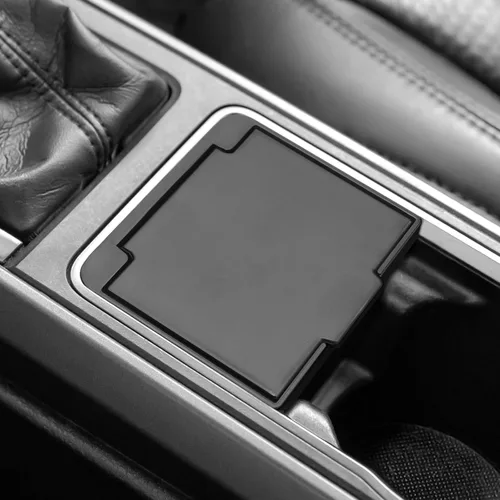 Miniatura 5 de Organizador de Monedas para Consola Central Compatible con Toyota 2016-2020 2021 2022 2023 Tacoma, Accesorios ABS, Portavasos, Caja de Almacenamiento