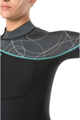 Miniatura 5 de BARE Traje de neopreno completo Elate de 0.276 in para mujer, cómodo material de neopreno de alta elasticidad, manga larga, ideal para todos