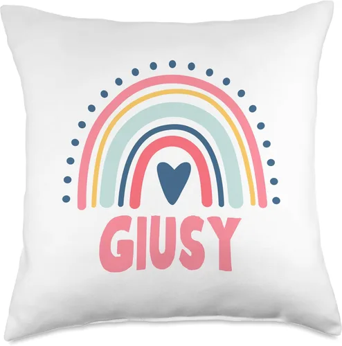 Miniatura 4 de Idea Regalo Personalizzata con Nome Gifts Idea Giusy Name Custom Woman Myth Legend - Almohada para fiesta de cumpleaños, 16 x 16 pulgadas, multicolor