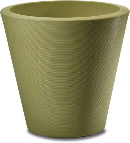Miniatura 22 de Crescent Garden Madison Planter– Maceta resistente a la intemperie, doble pared para interiores y exteriores con orificio de drenaje, contenedor