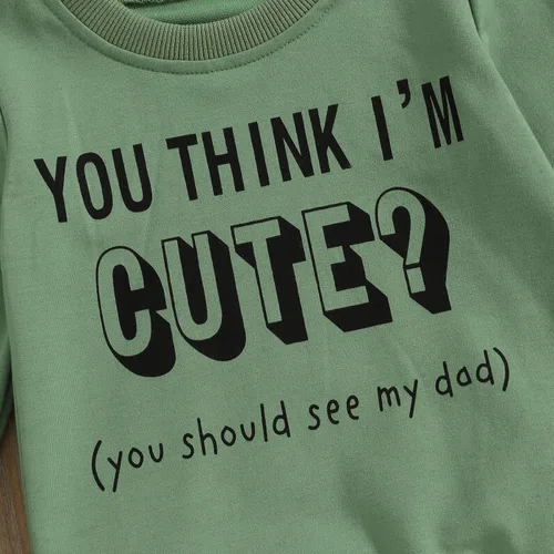 Miniatura 30 de Mandizy Conjunto de ropa de otoño para bebé niña pequeña, sudadera de manga larga con estampado de letras bendecidas, pantalones de camuflaje