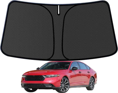 Miniatura 107 de Civic - Parasol para parabrisas Honda Civic 2022-2024 2025 (no para Honda 2022 Sport), visera frontal gruesa plegable 1:1, mantiene tu automóvil más
