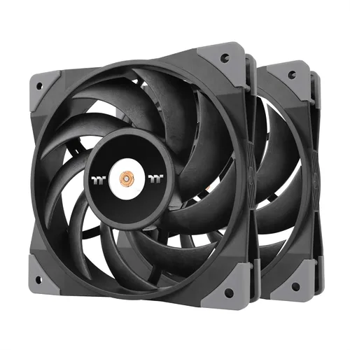 Thermaltake TOUGHFAN 14 Negro PWM 500~2000rpm - Ventilador de radiador circular de alta presión estática de 140 mm con sistema de montaje