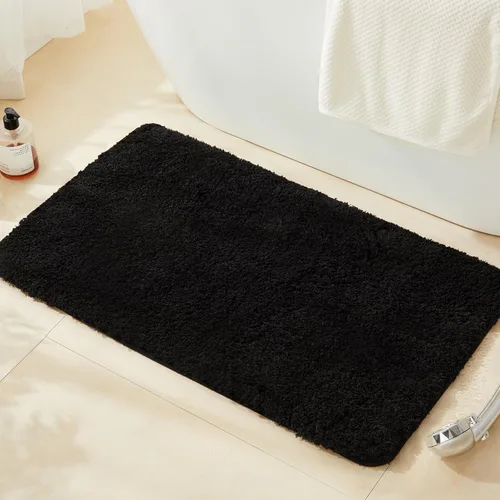 Miniatura 53 de TECHMILLY Alfombras Corredoras de Baño Super Suaves Peludas, Alfombras de Baño de Microfibra Gruesas Antideslizantes Absorbentes, Tapete de Baño