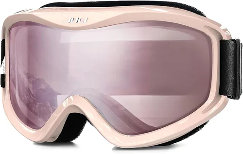 Miniatura 7 de Juli - Gafas de esquí, snowboard y patinaje, para hombres y mujeres Marco blanco naranja (vlt 13%) lente