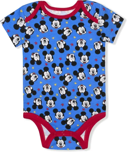 Miniatura 2 de DISNEY Mickey Mouse - Paquete de 5 mamelucos para recién nacidos y bebés