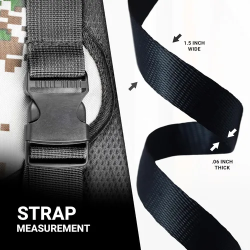Miniatura 4 de Strapworks Heavyweight Polypropylene Webbing - Heavy Duty Poly Strapping for Outdoor DIY Gear Repair, 1.5 Inches