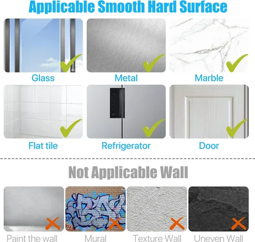 Miniatura 6 de Ganchos de pared adhesivos reutilizables de 13.5 libras (máx.) transparentes, impermeables y resistentes al aceite para baño y cocina, resistentes