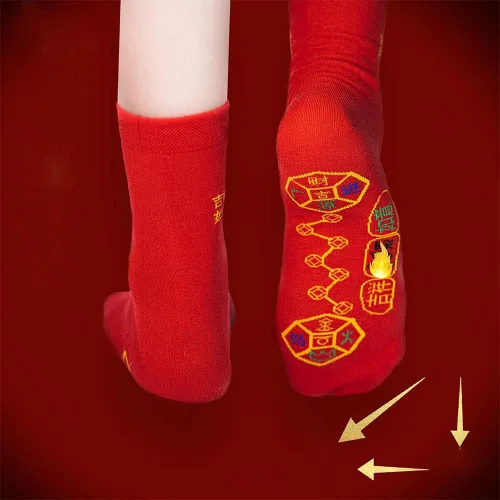 Miniatura 2 de oliwex Feng Shui - Calcetines de siete monedas para hombre y mujer