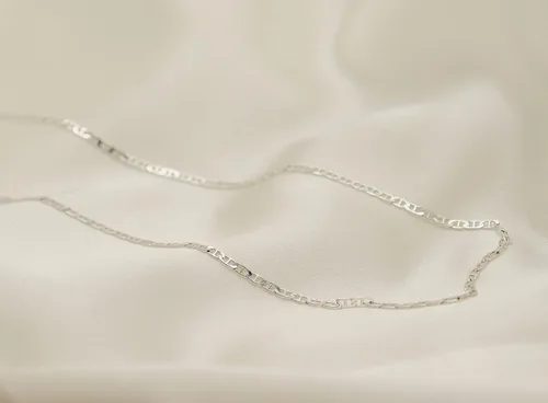 Miniatura 4 de Pori Jewelers - Collar de cadena de eslabones de plata de ley 925 (2mm, 3mm, 3.5mm, 5.5mm)