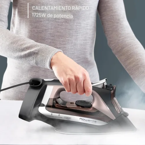 Miniatura 3 de Rowenta Plancha de Vapor para Ropa, Plancha de Vapor con Suela de Acero Inoxidable, Orificios de Microvapor, 1700 Vatios, Ligera, Apagado