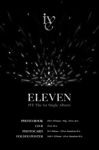 Miniatura 2 de ELEVEN 1er álbum individual versión aleatoria CD+1p póster plegable en paquete+92p libro de fotos+1p tarjeta de fotos+seguimiento sellado