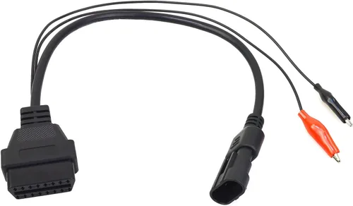 Miniatura 5 de Fiat Alfa Lancia Profesional Auto Car Diagnóstico Conector 3 Pin a 16 Pin OBD2 Adaptador Cable Herramienta de Reparación