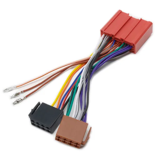 Miniatura 7 de Adaptador de arnés de cableado de radio ISO compatible con Mazda CX7 CX9 MPV Cable de arnés de cable estéreo multicolor