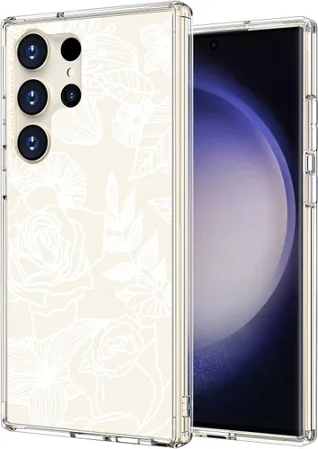 Miniatura 12 de ICEDIO Funda para Samsung Galaxy S23 Plus, delgada, transparente, con diseños de moda, para niñas y mujeres, funda protectora duradera y resistente