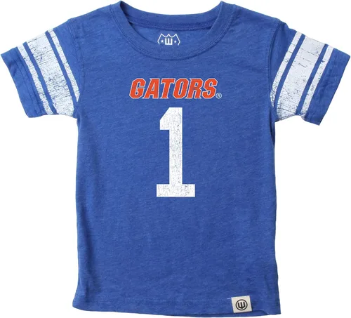 Miniatura 8 de Wes and Willy Camiseta de Manga Corta con Estampado de Jersey para Niños y Jóvenes Fanáticos del Deporte Universitario, Tallas 8-20 Vintage